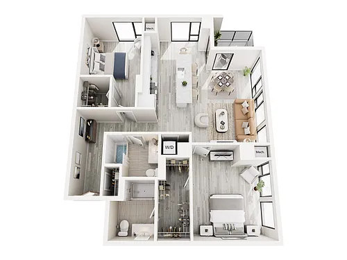 Floor plan 2B1
