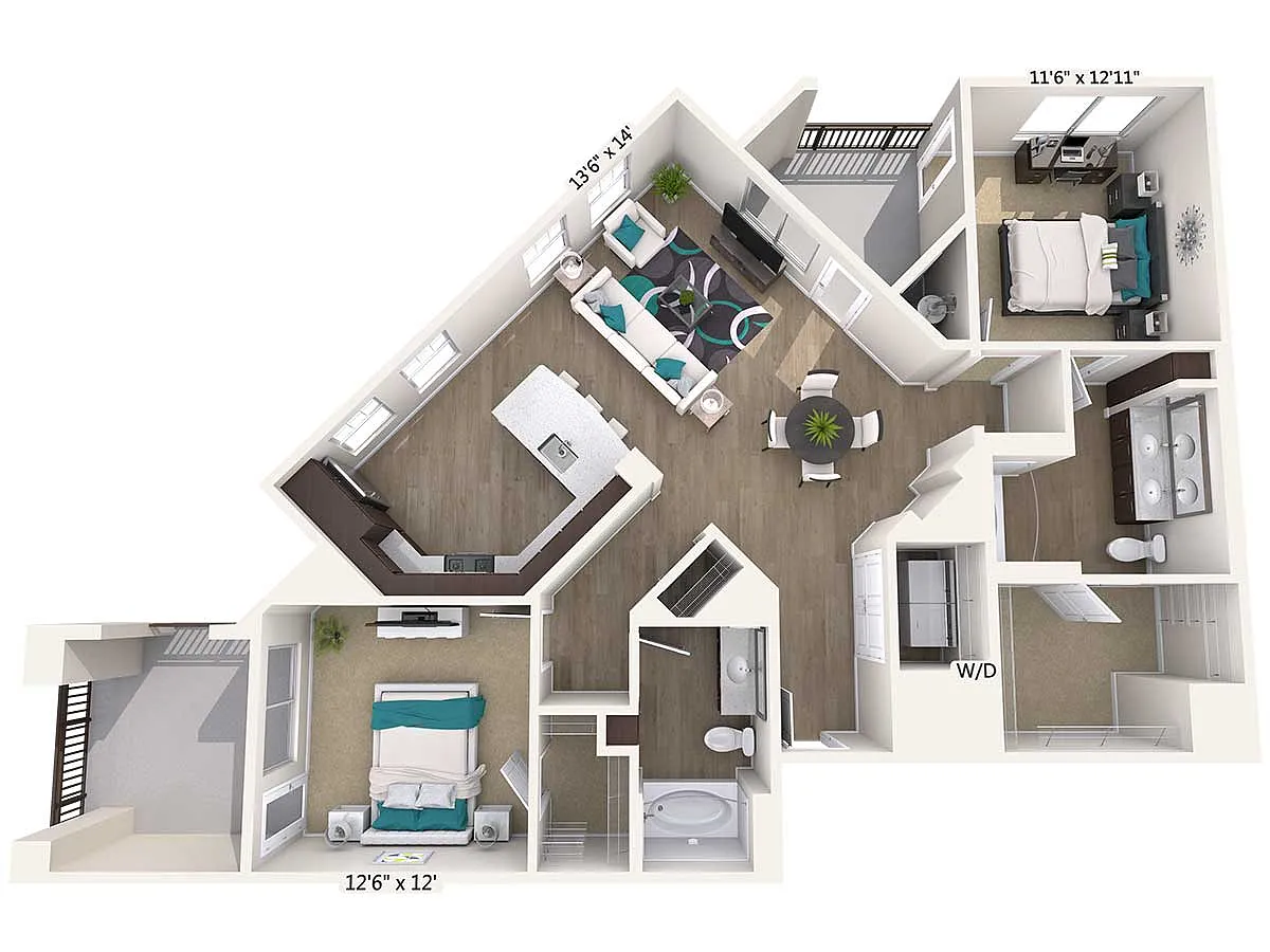 Floor plan B3