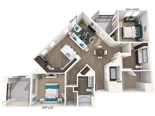 Floor plan B3