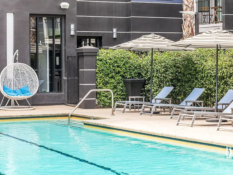 Pool Outdoor Day + Building