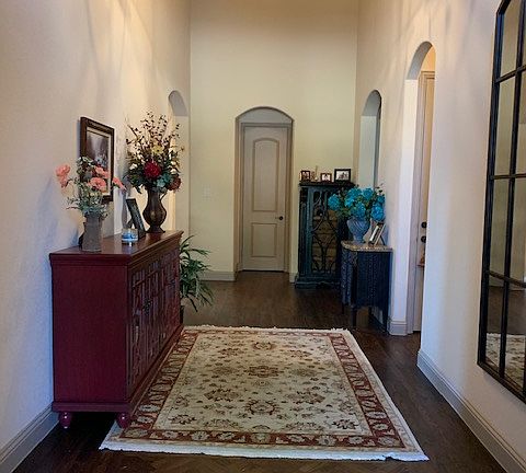 Entry hall from front door
