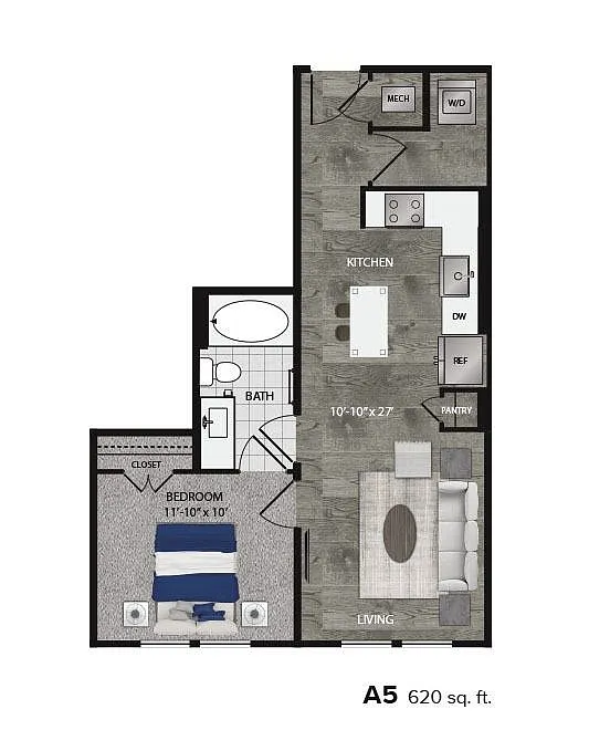Floor plan A5 Essential Housing