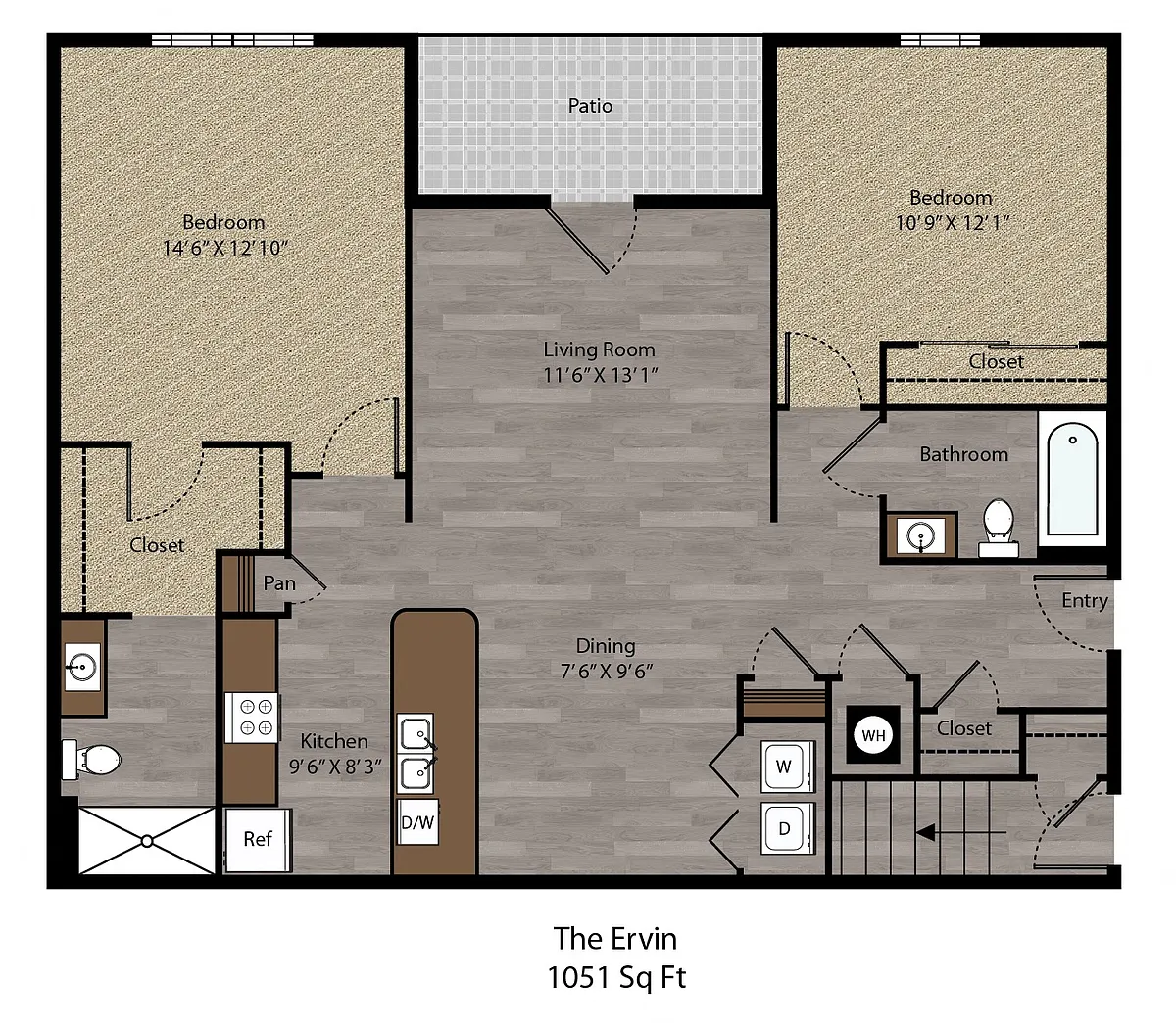 Floor plan The Ervin