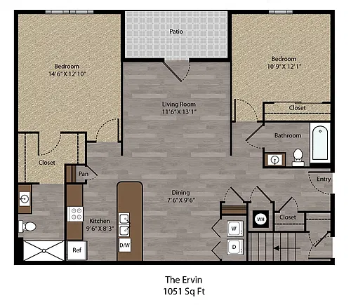 Floor plan The Ervin