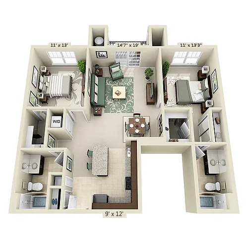Floor plan B2B