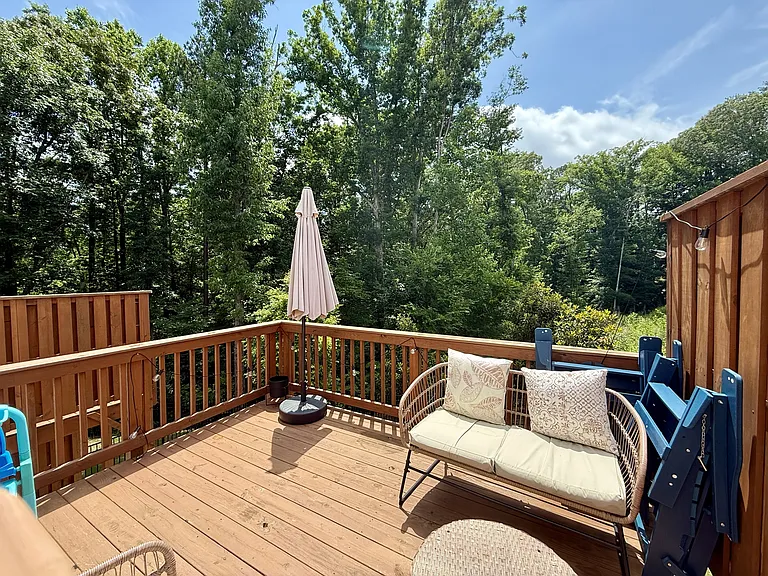 Deck on main floor