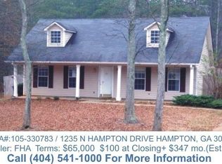 1235 N Hampton Dr, Hampton, GA 30228