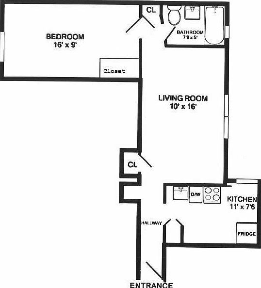 2nd image of 414 W 44th St #2D