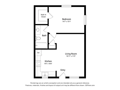 Floor plan A1AR 602