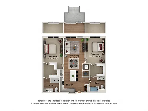 Floor plan B7.a-1154