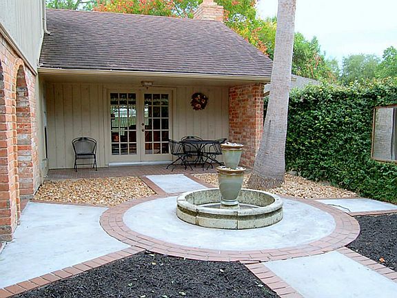 French Provincial In style Courtyard. So relaxing and soothing after a long hard days' work.