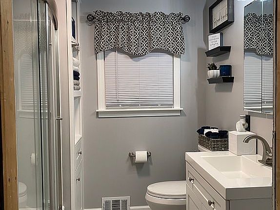 Remodeled bathroom