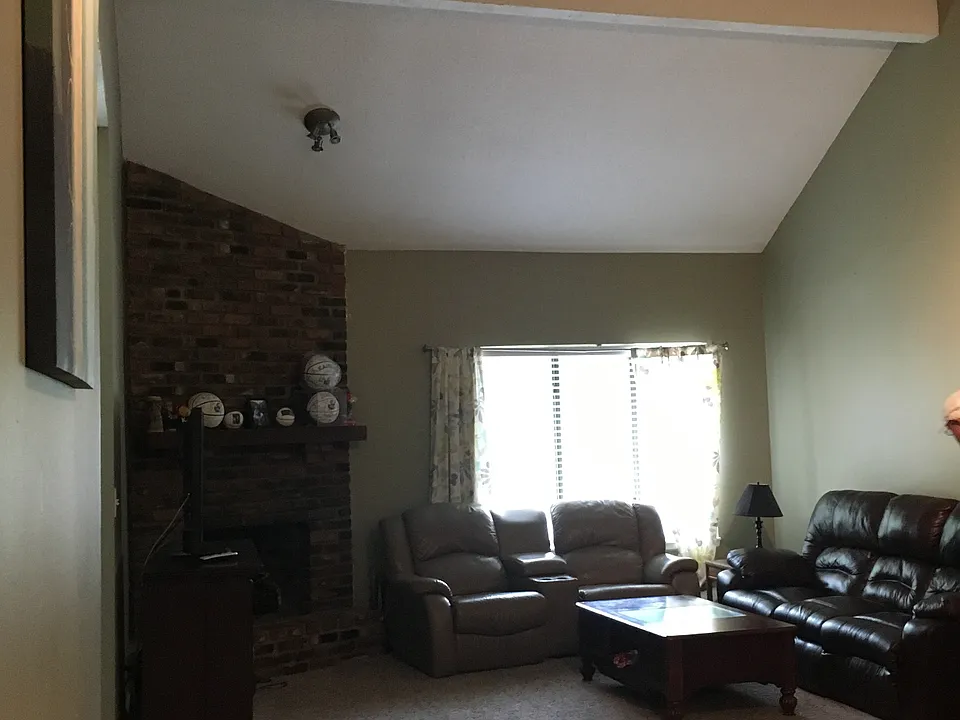 Great room/dining room opens onto kitchen