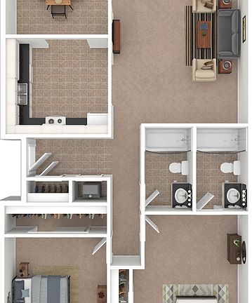 Floor plan , each apartment varies