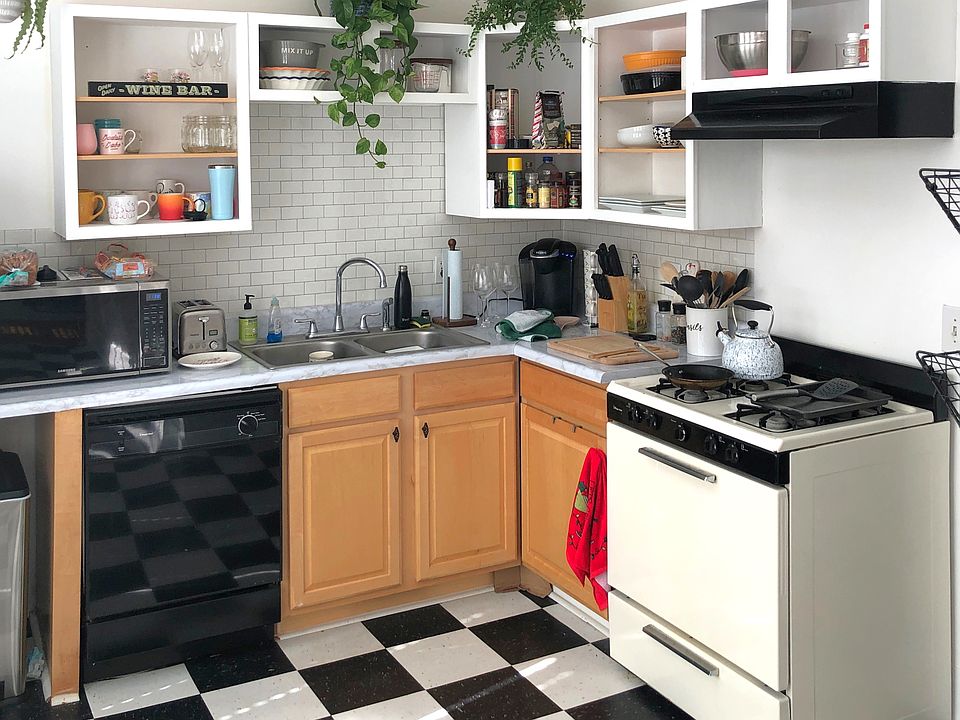Sunny open kitchen
