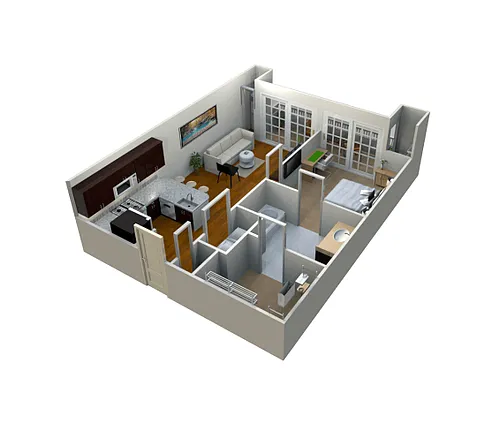Floor plan M1 690