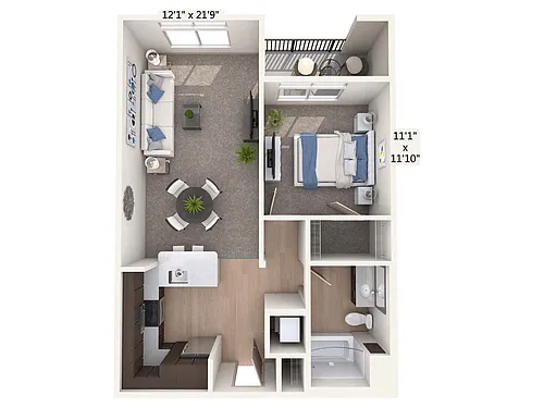 Floor plan A5-Esp-carpet