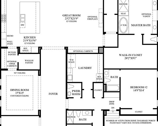 Optional Office In Lieu of Standard Bedroom