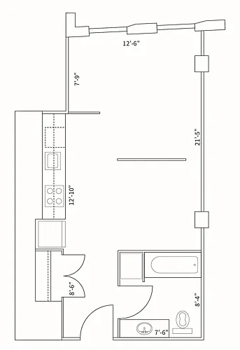 Floor plan Felix Towers S1