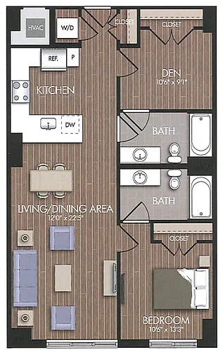 Floor plan B6 Den
