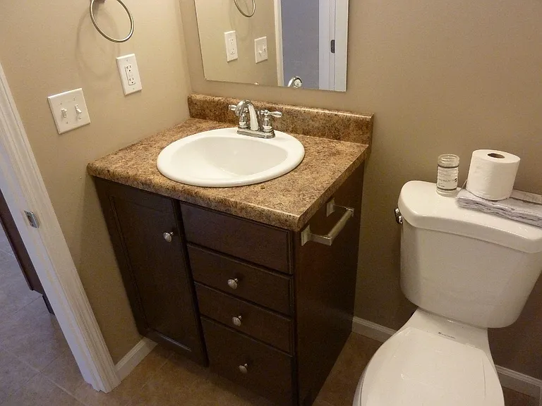 New bathroom fixtures