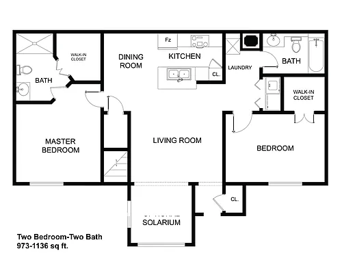Floor plan 2 Bedroom