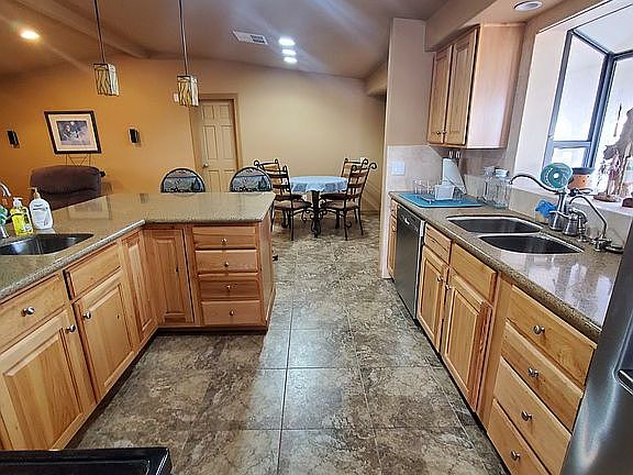 Kitchen View to Dining