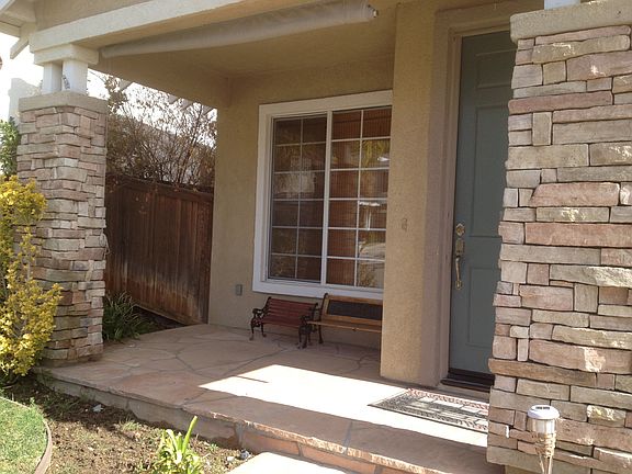 Inviting front porch