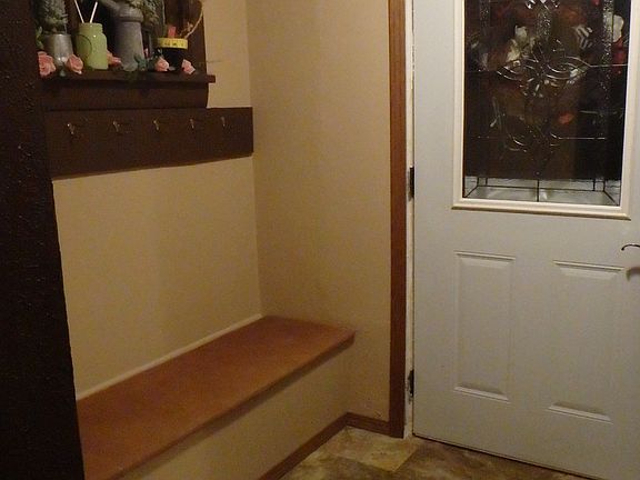 Front entry, bench seat. 