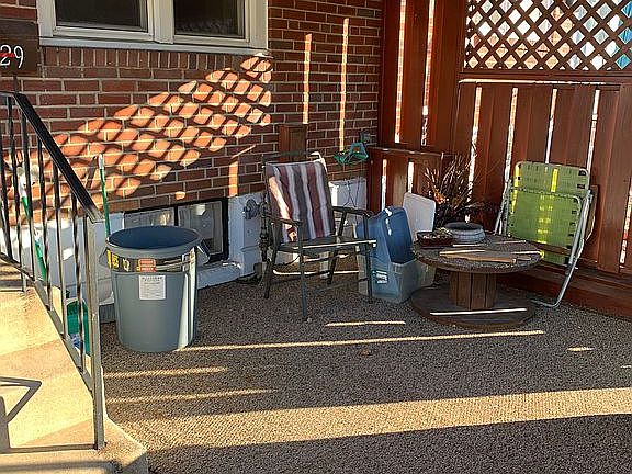 Front covered porch