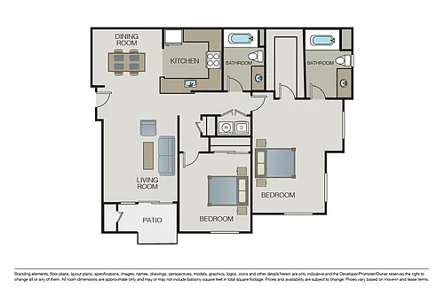 Floor plan Plan 2B