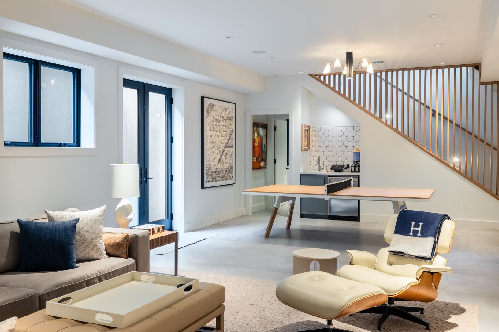  Finished Lower Level with fireplace and fully-equipped gym