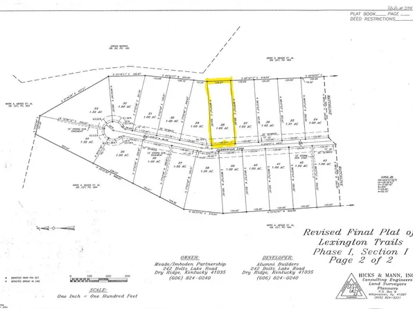 LOT 28 Saddlebrook Rd, Dry Ridge, KY 41035