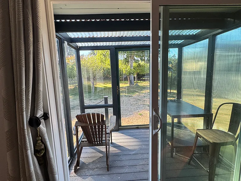 Sunroom off master bedroom