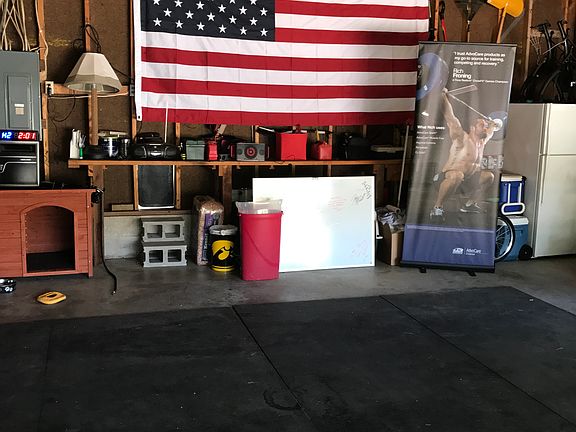 2 car attached garage