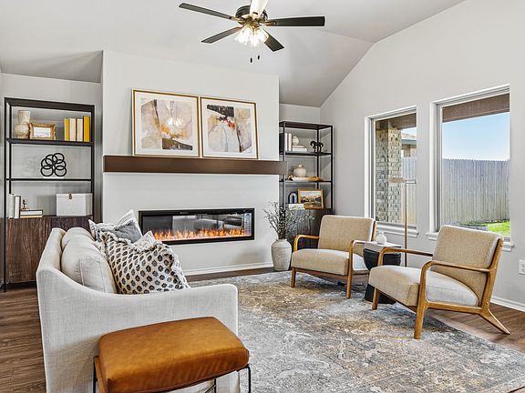 Living Room with Optional Fireplace