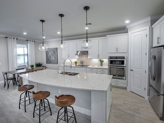 Spacious Kitchen Island with Built In Appliances