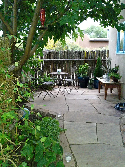 Another tenant's idea of how to decorate the patio