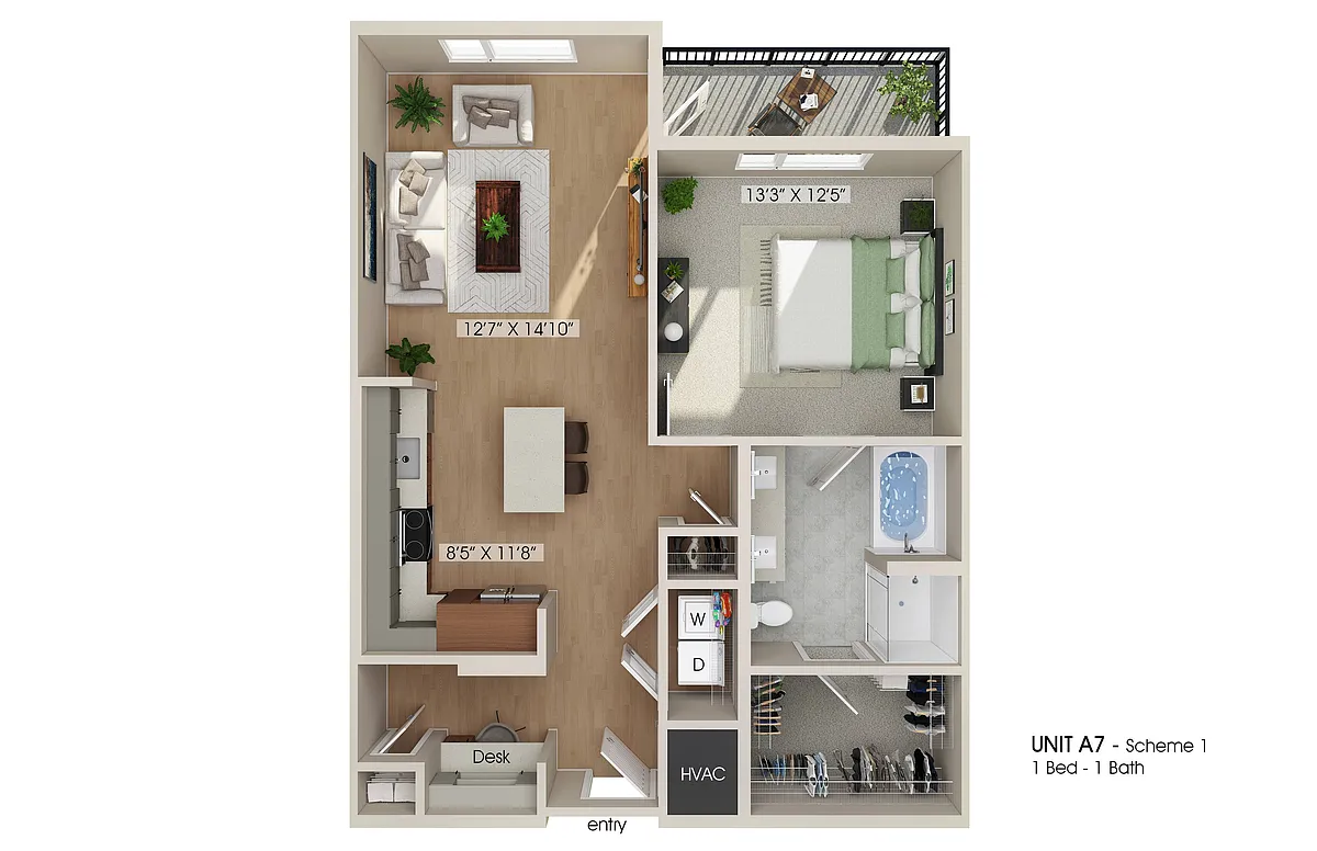 Floor plan A7 Essential Living
