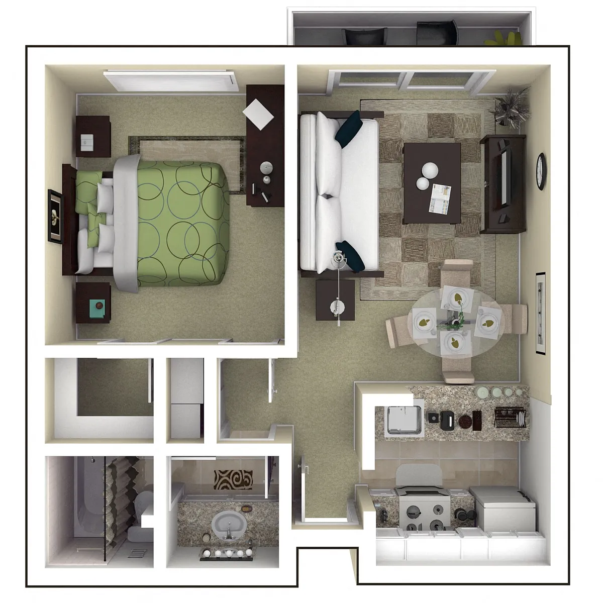 Floor plan Residence 2B Luxury
