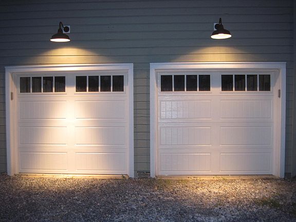 Two garage bays - detached garage
