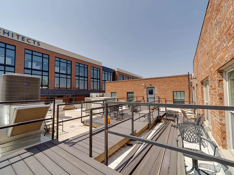 View of rooftop deck