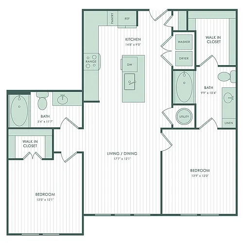 Floor plan B1