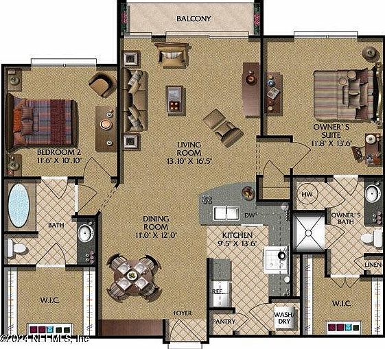 2nd image of 8539 GATE Parkway W #9322