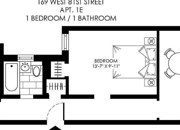 2nd image of 167 W 81st St APT 1E