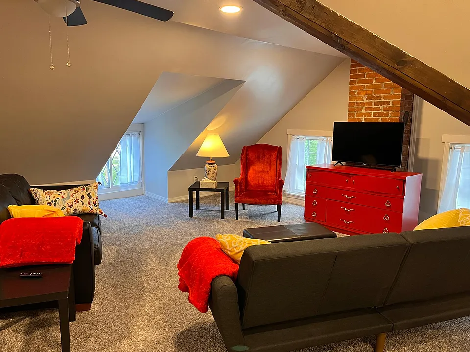 Large open living room