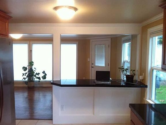 Kitchen Opens to Living Room