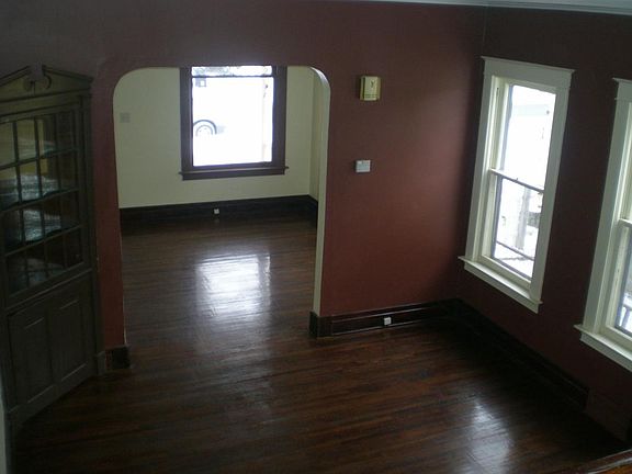 Formal living room leading to formal dining room, corner chi