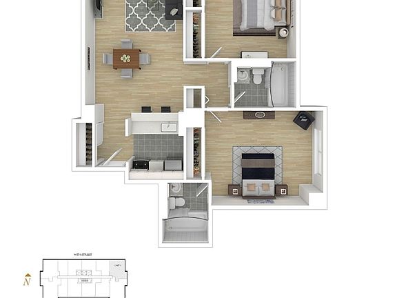 2nd image of 225 E 95th St #A26c