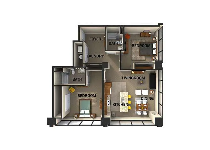 Floor plan Suite Style F
